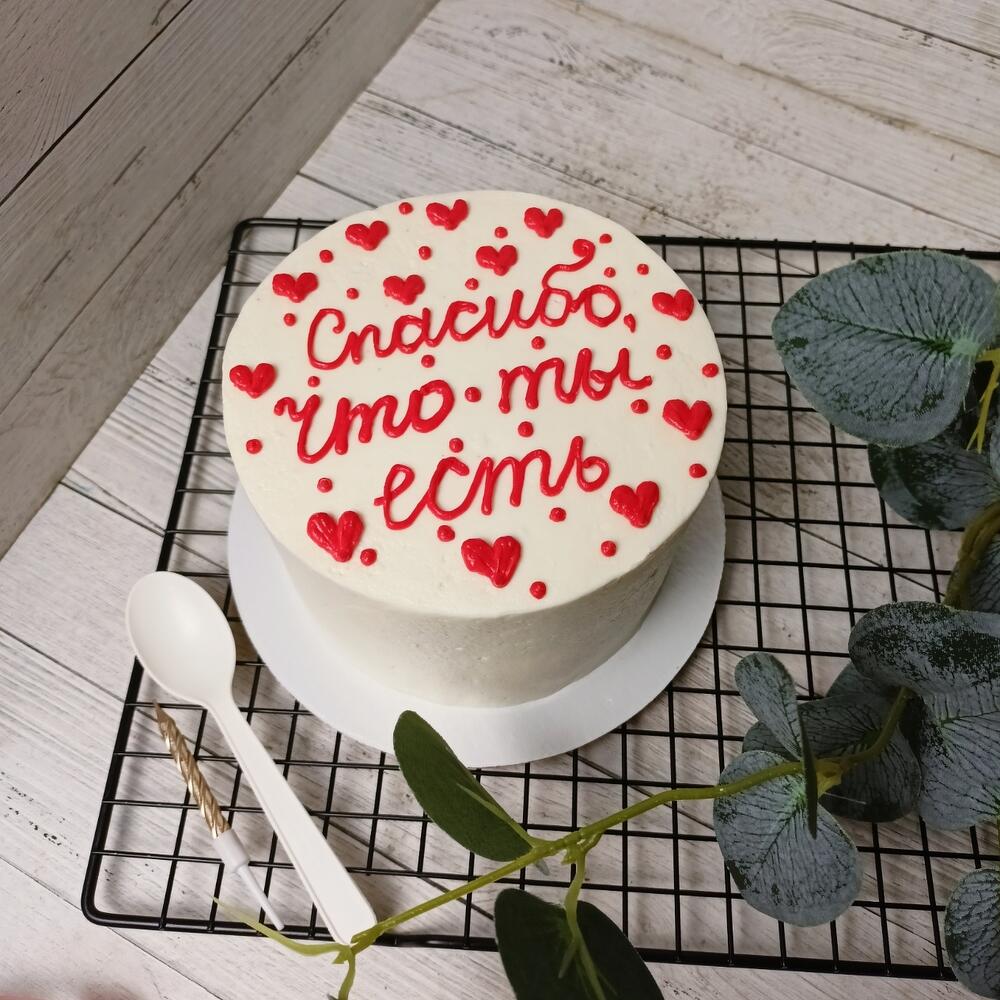 Бенто торт 600гр Спасибо, что ты есть