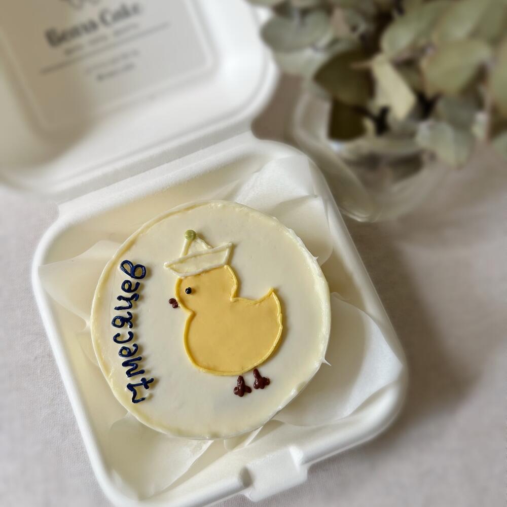 Бенто торт 7 месяцев цыпленок (пп бенто торты/классические бенто торты)