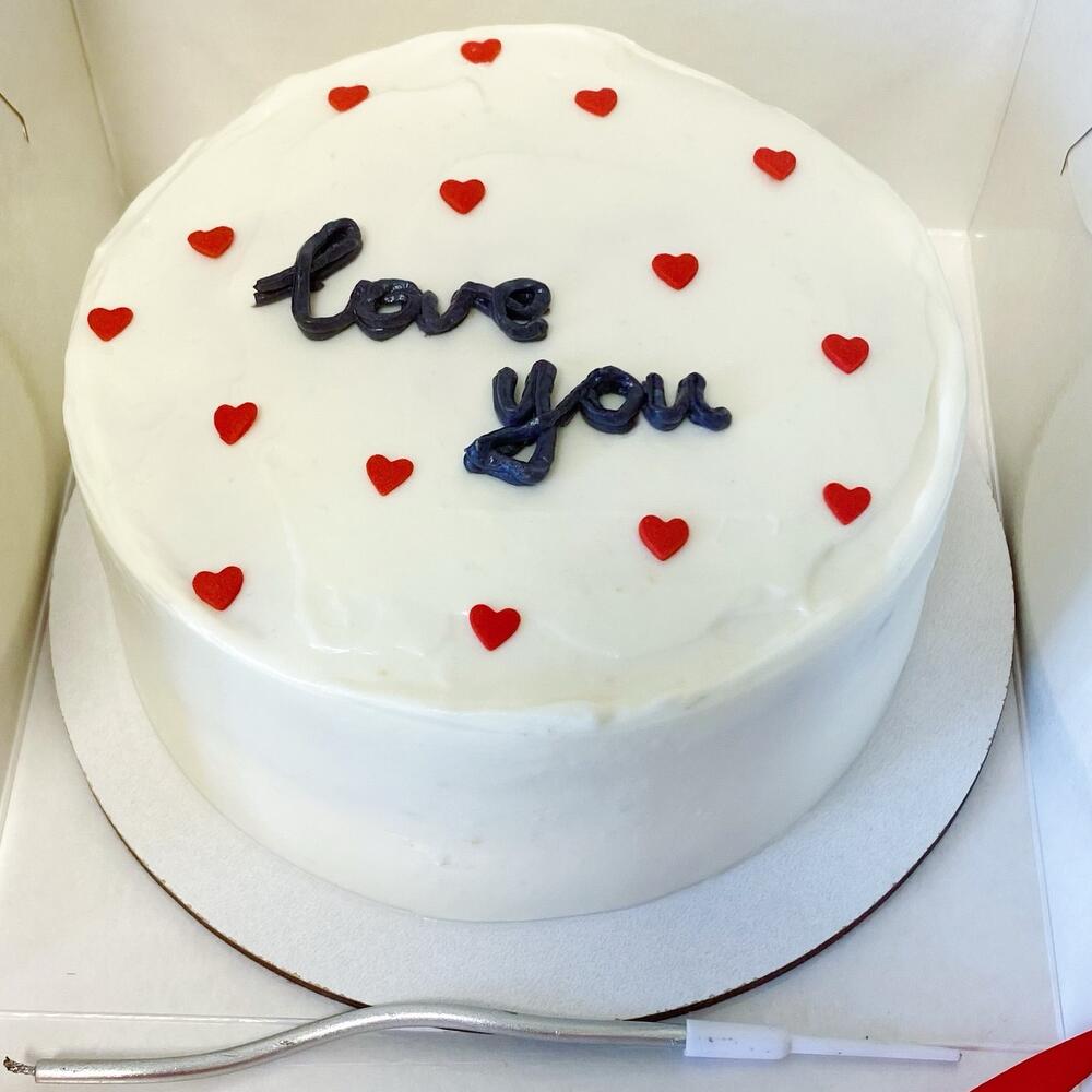 Бенто торт 700 гр. с индивидуальной надписью