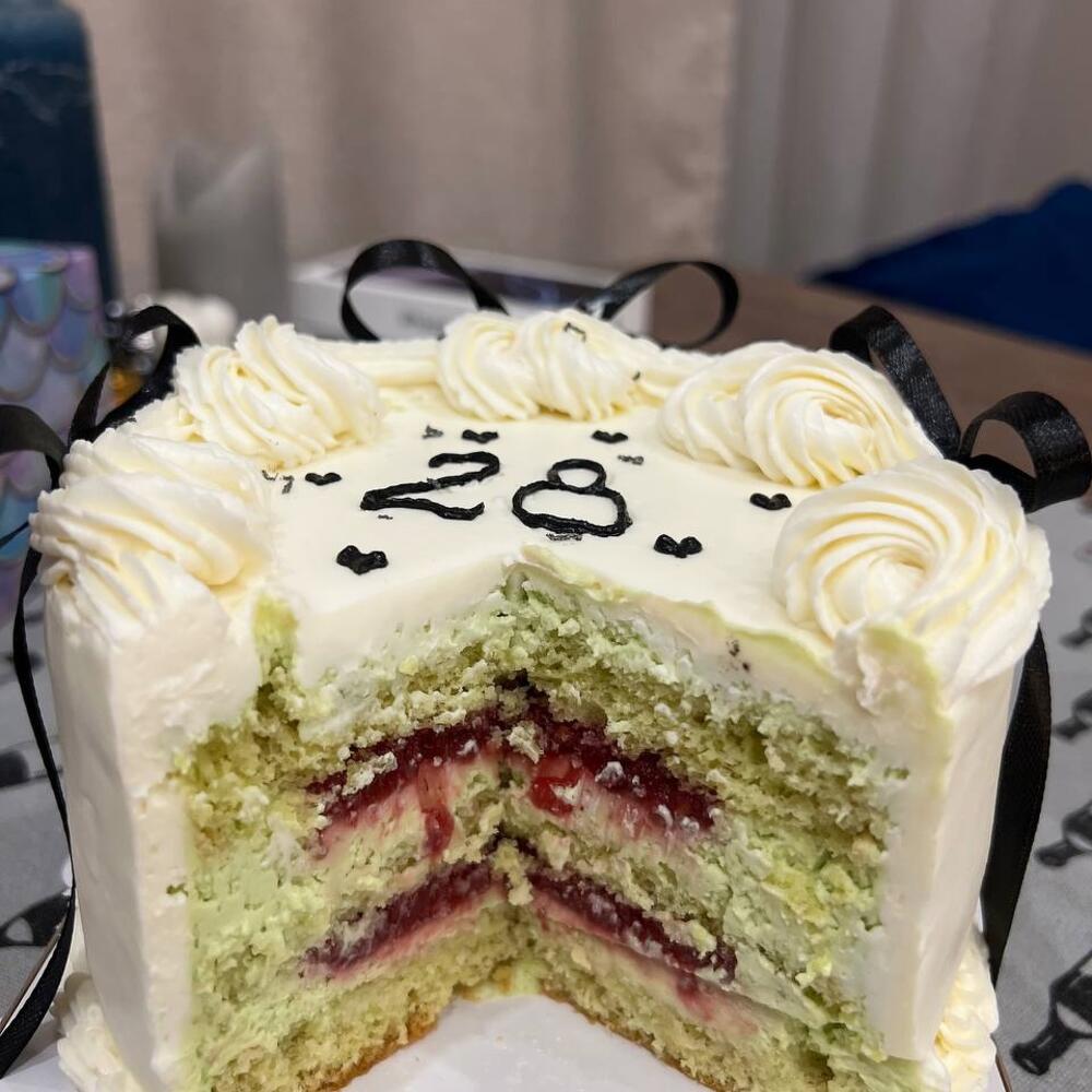 Бенто торт (750гр) в стиле Ламбет / трендовый торт для девушки