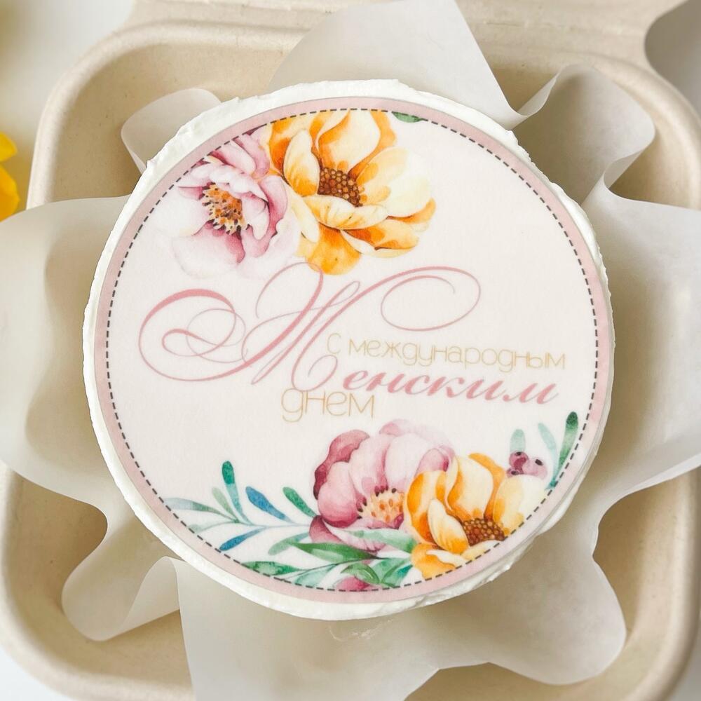 Бенто-торт «8 марта» подарок коллеге, любимой, жене, бабушке