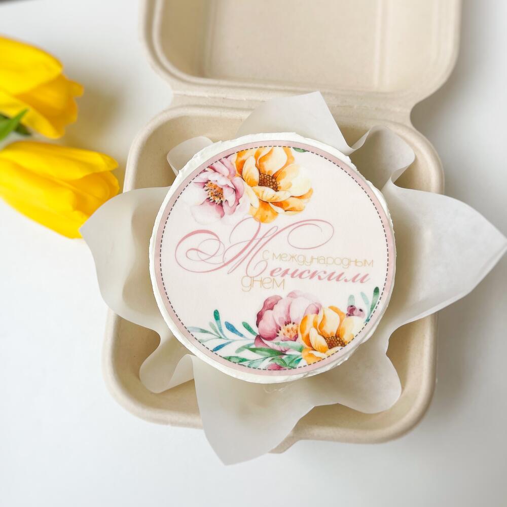 Бенто-торт «8 марта» подарок коллеге, любимой, жене, бабушке