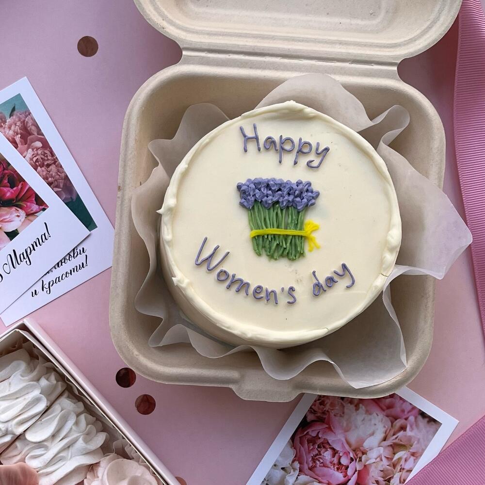 Бенто торт 8 марта в подарок любимой/жене/маме/коллеге