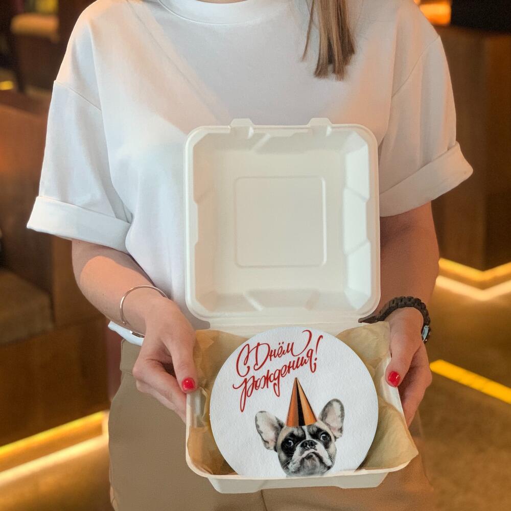 Бенто-торт (800гр) - ДР с собачкой