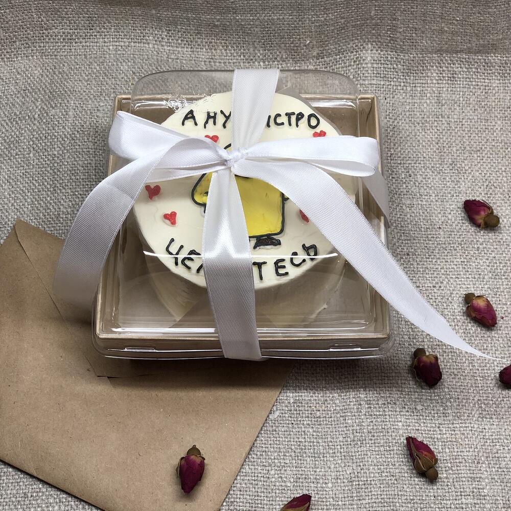 Бенто торт « А ну быстро целуйтесь»