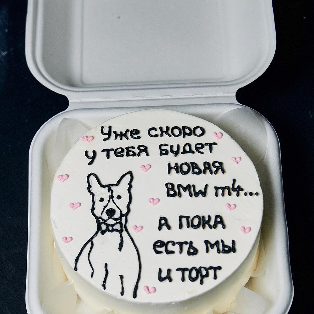 Бенто-торт "А пока есть мы и торт"