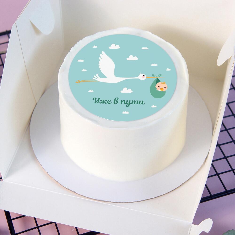 Бенто-торт Аист в пути