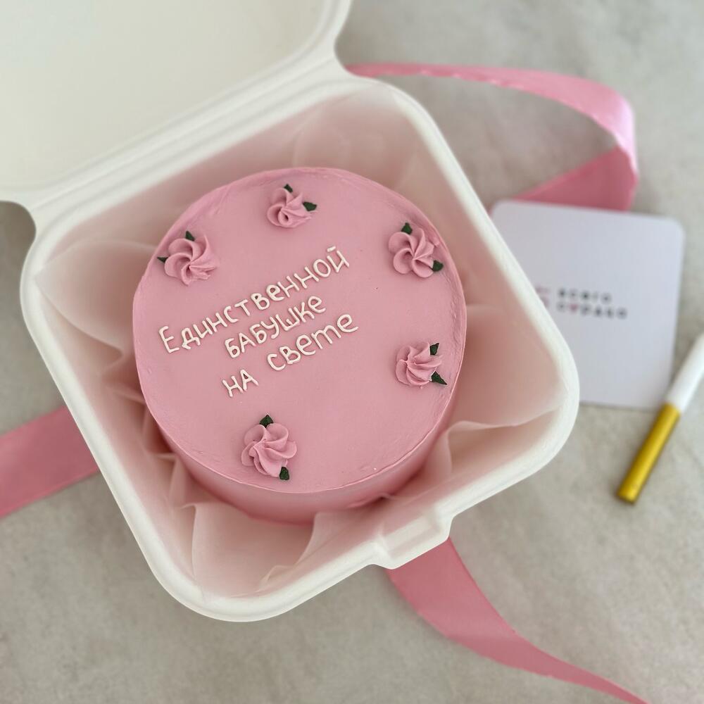 Бенто торт бабушке/маме/сестре на День матери