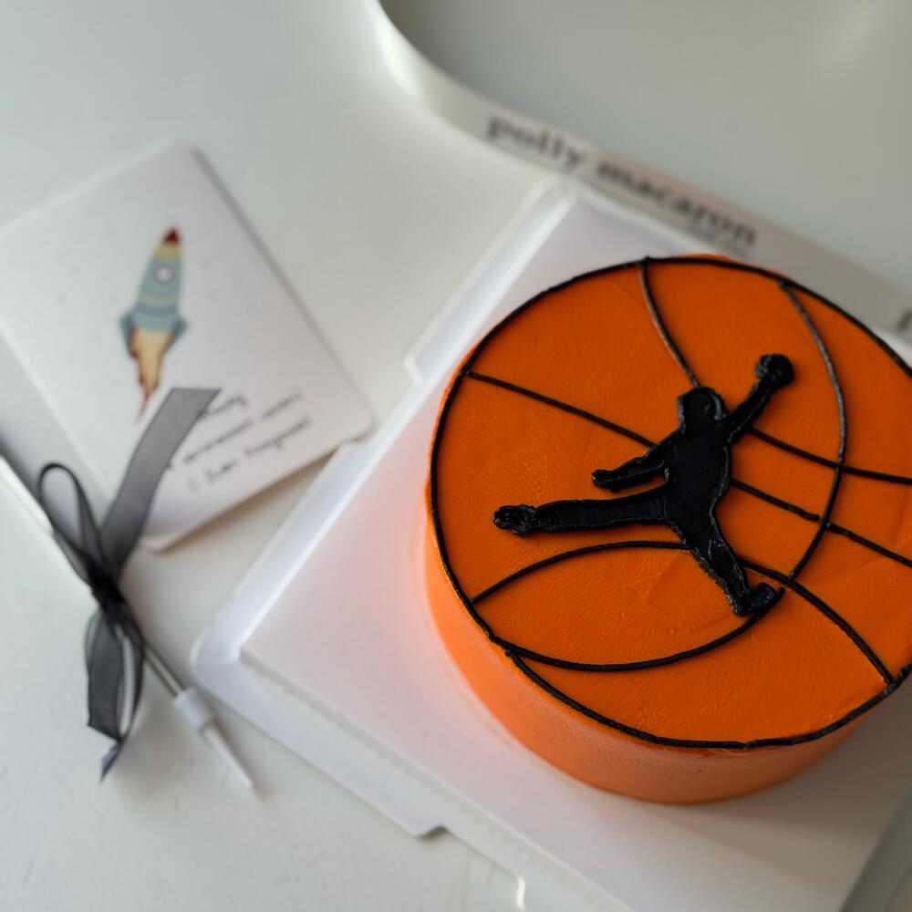 Бенто торт баскетбол , торт для спортсмена, бенто мяч