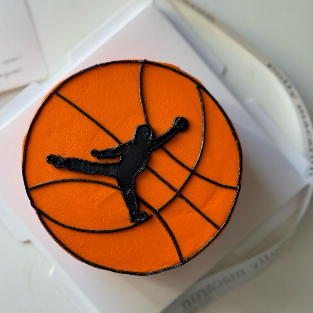 Бенто торт баскетбол , торт для спортсмена, бенто мяч