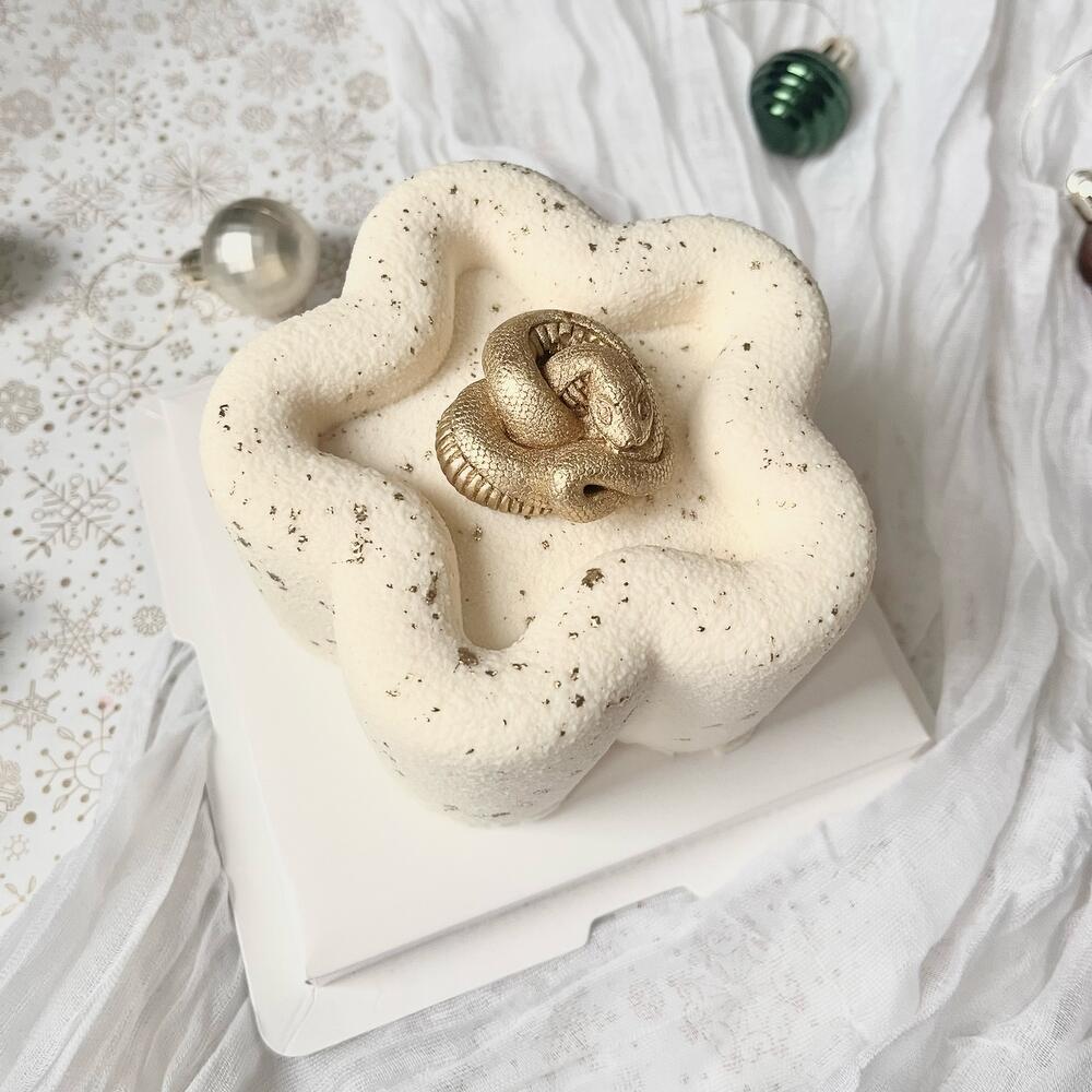 Бенто торт белая звезда