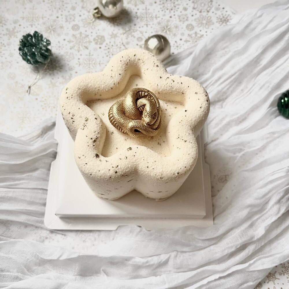 Бенто торт белая звезда