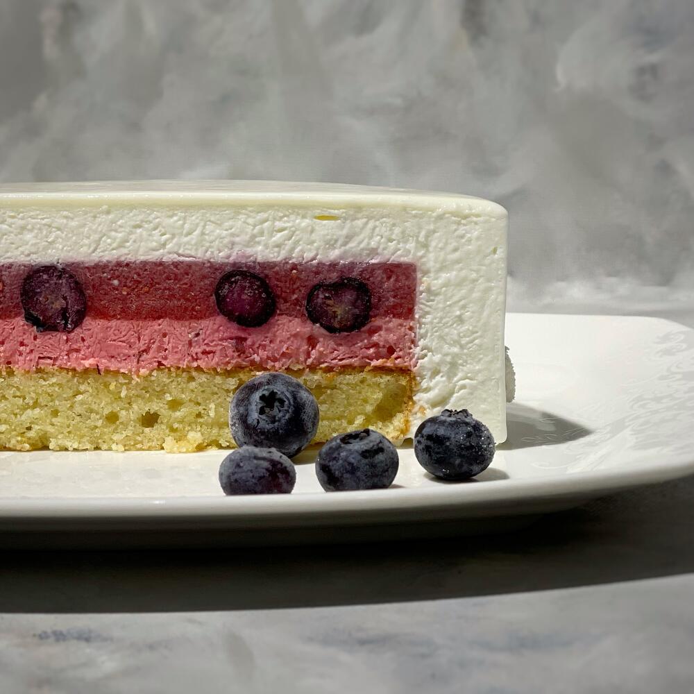 Бенто-торт белый