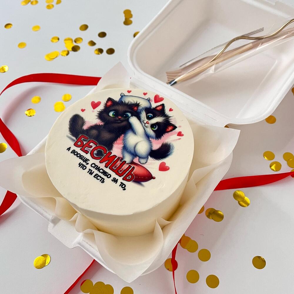 Бенто торт «Бесишь»