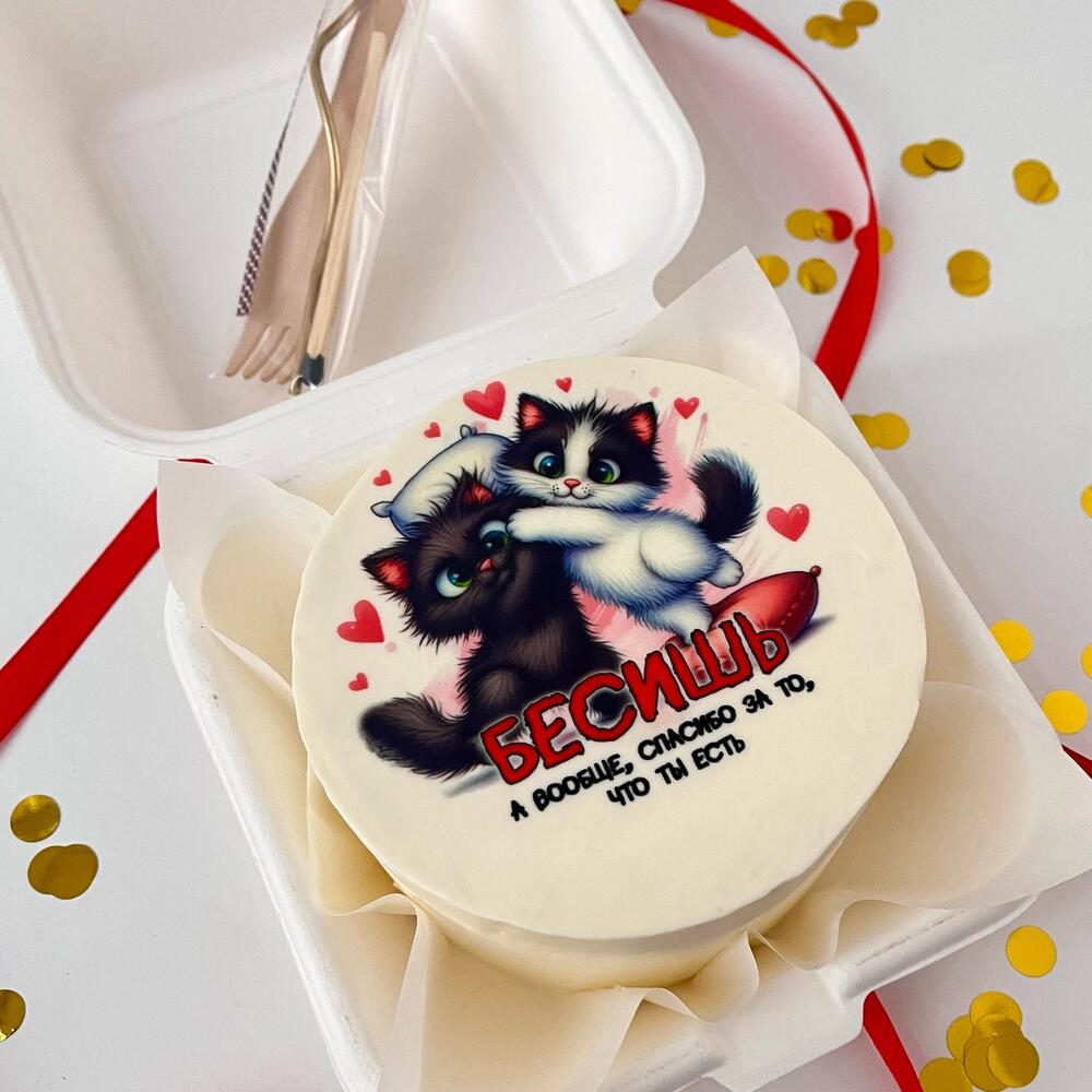 Бенто торт «Бесишь»