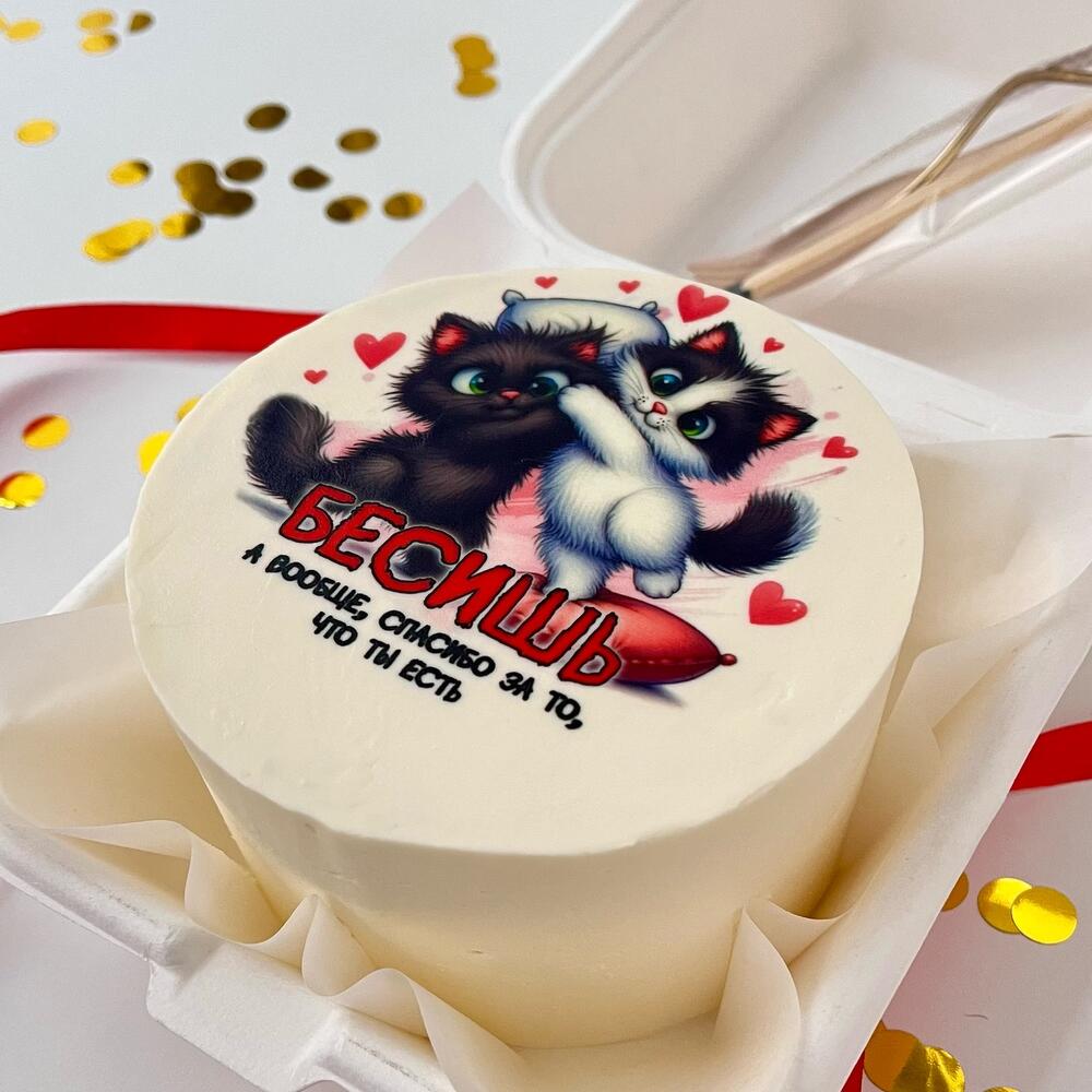 Бенто торт «Бесишь»