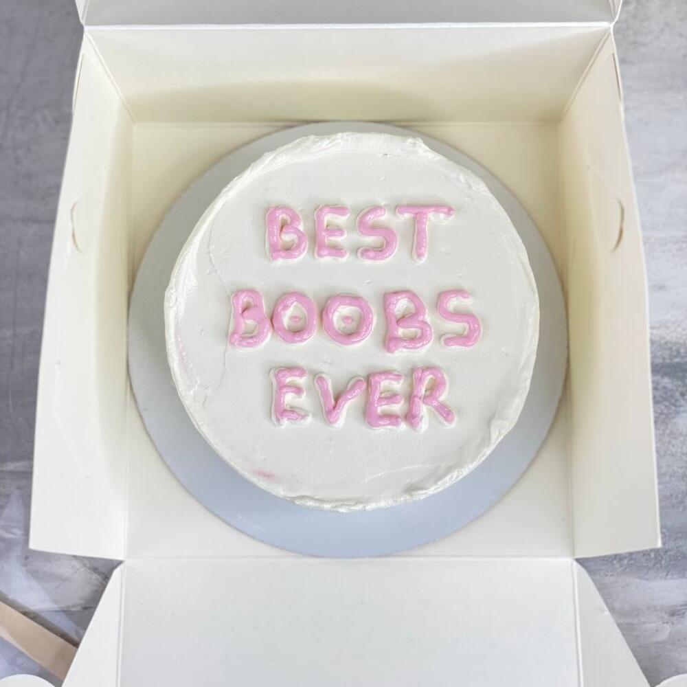 Бенто торт BEST BOOBS EVER
