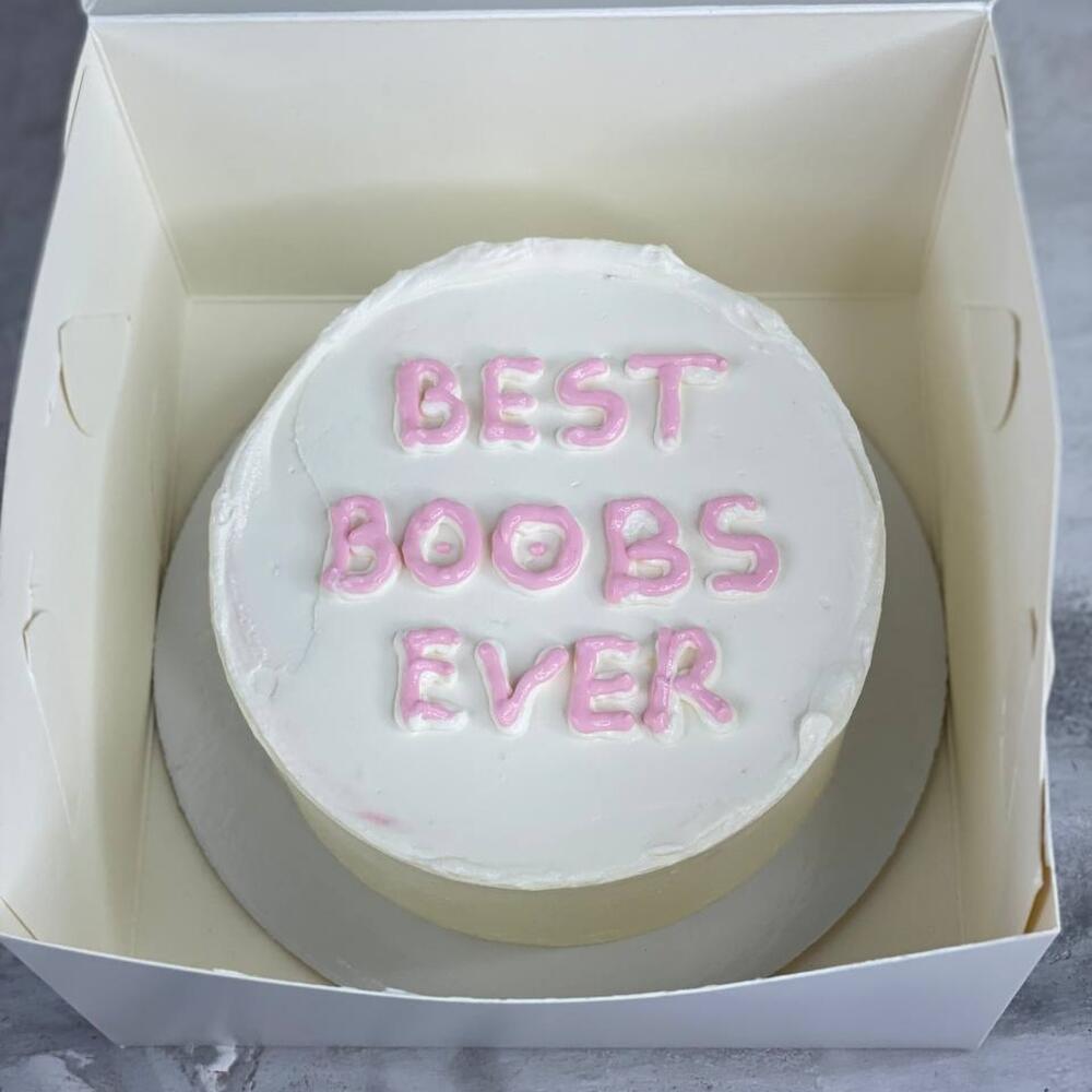 Бенто торт BEST BOOBS EVER
