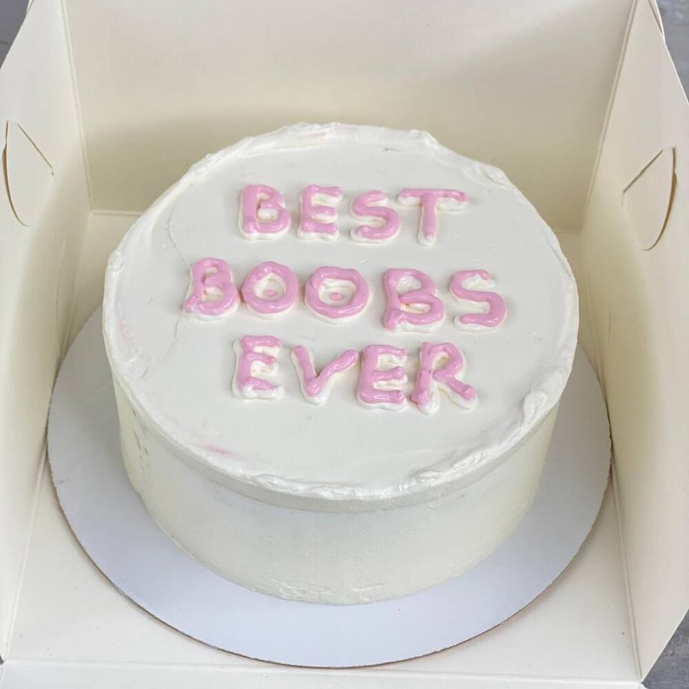 Бенто торт BEST BOOBS EVER