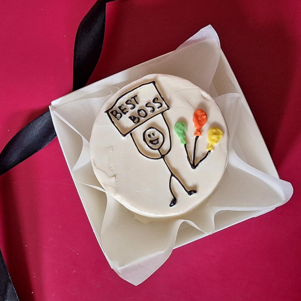 Бенто-торт best boss с шариками