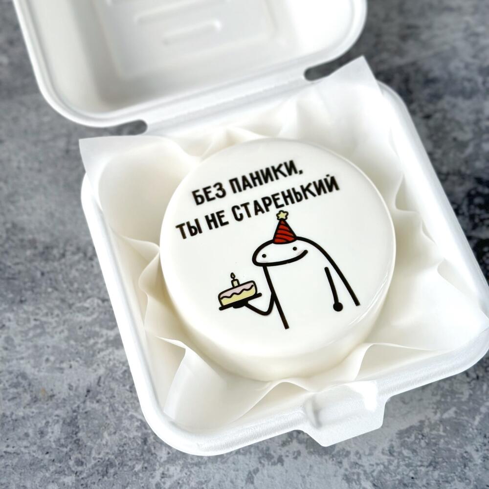 Бенто торт «Без паники» размер S