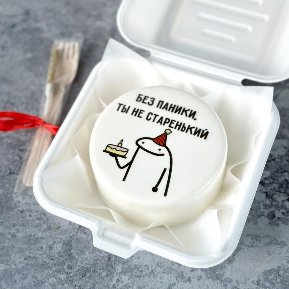 Бенто торт «Без паники» размер S