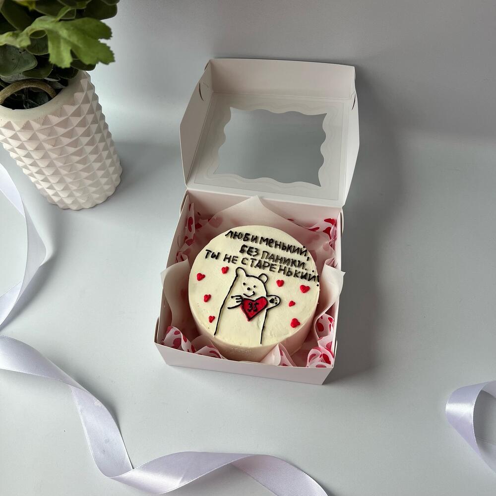 Бенто торт Без паники веселый мужу, другу, сыну