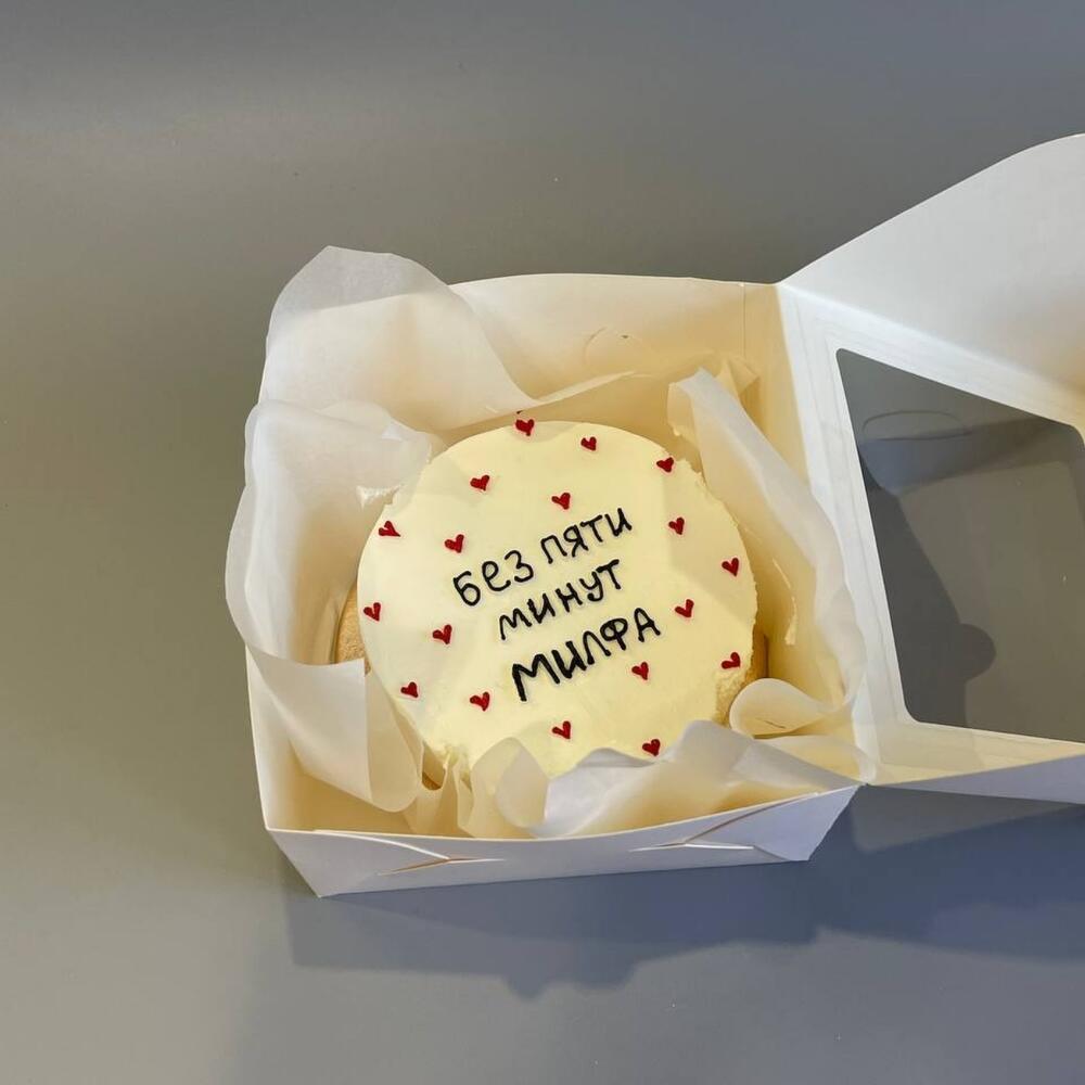 Бенто- торт "без пяти минут милфа" Торт подруге