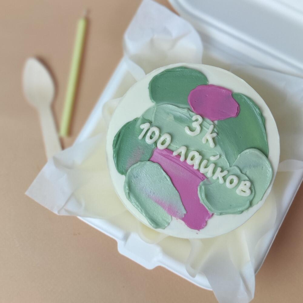 Бенто-торт блогеру - топ подарок блогеру, видеоблогеру, подружке, другу, тиктокеру