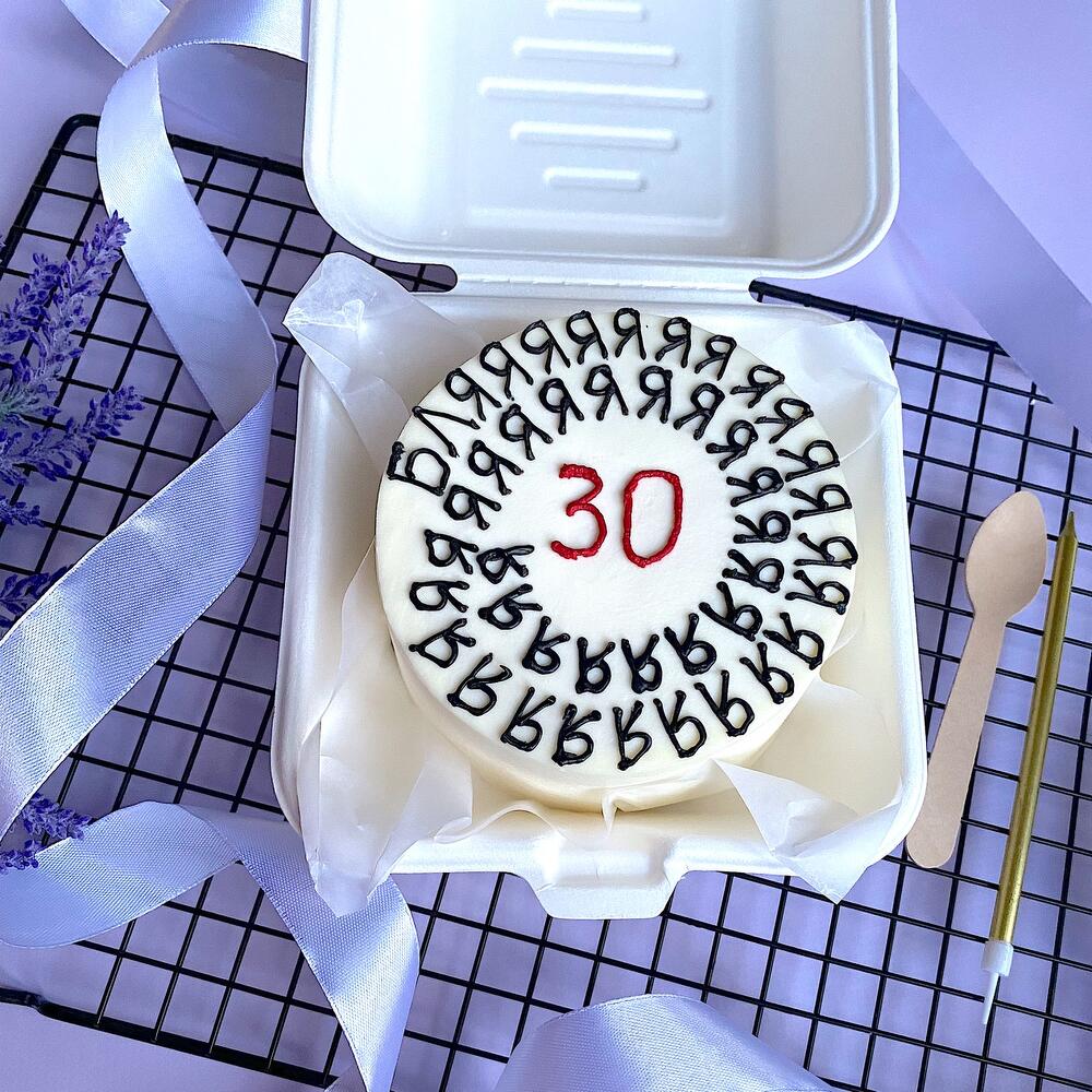 Бенто торт «бляяяяя»