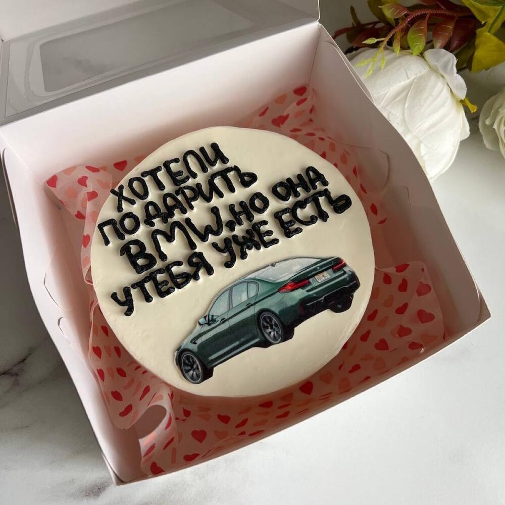 Бенто торт BMW