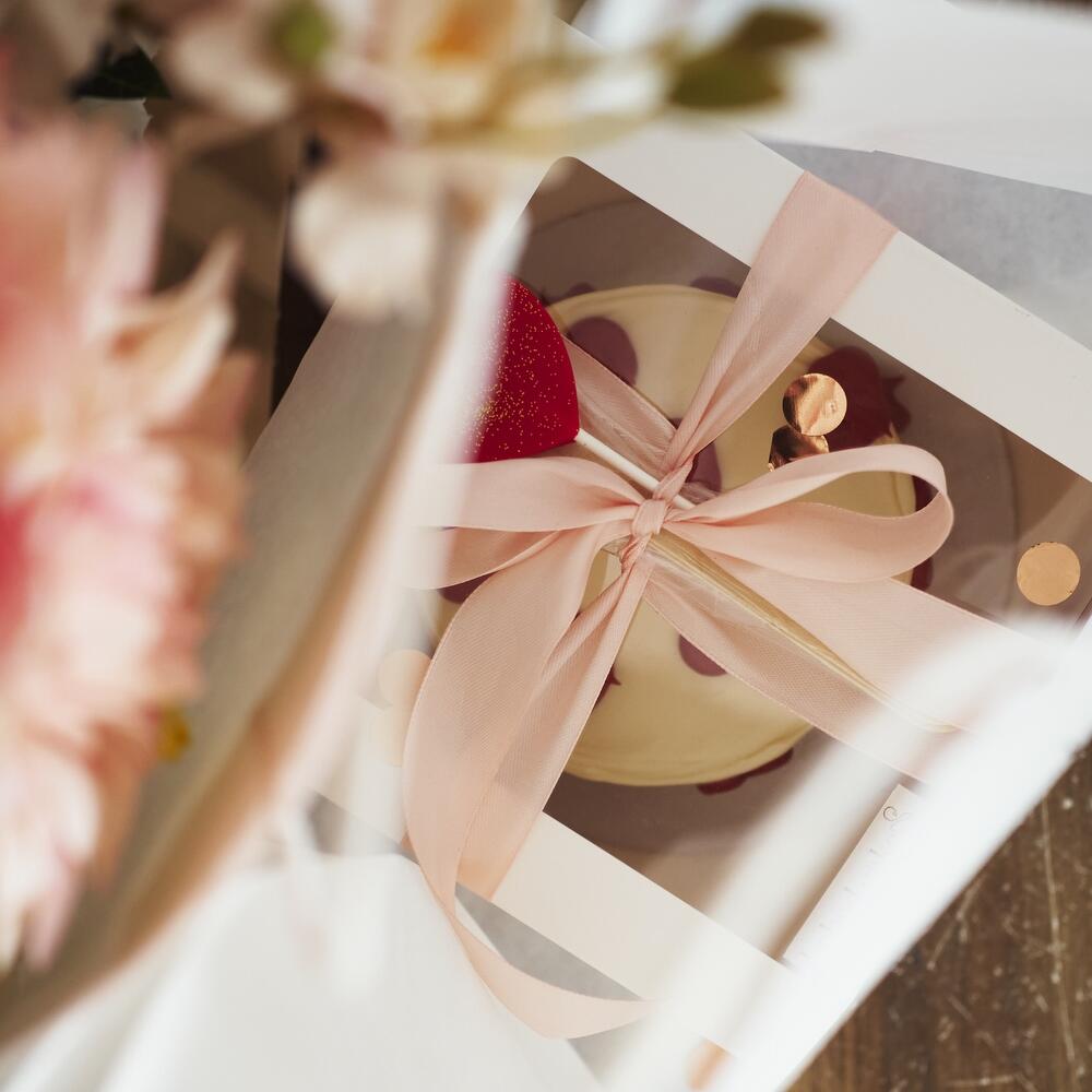 Бенто-торт большие сердца 1кг