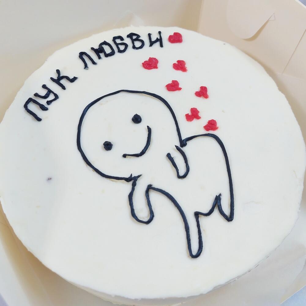 Бенто торт большой (пук любви)