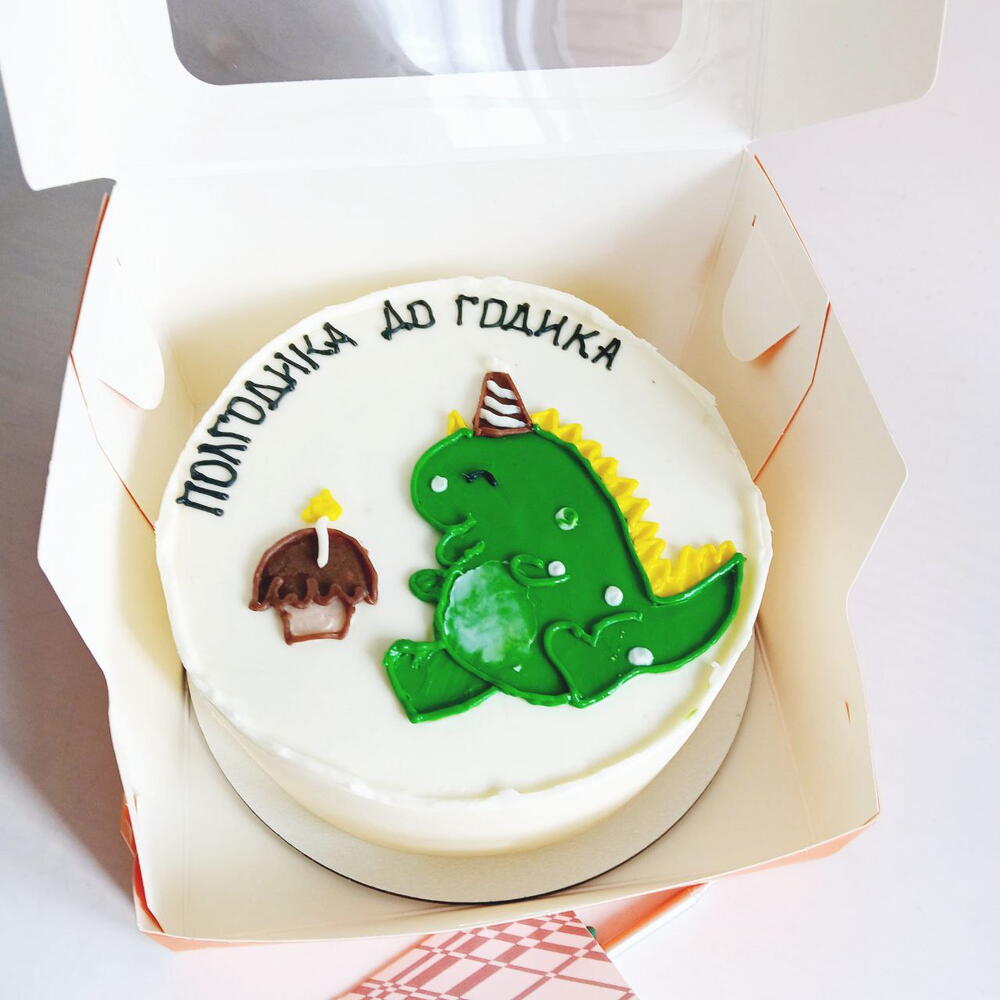 Бенто торт (большой) с дракончиком, полгодика