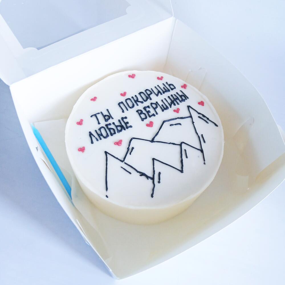 Бенто торт большой,,, вершины, с днем рождения