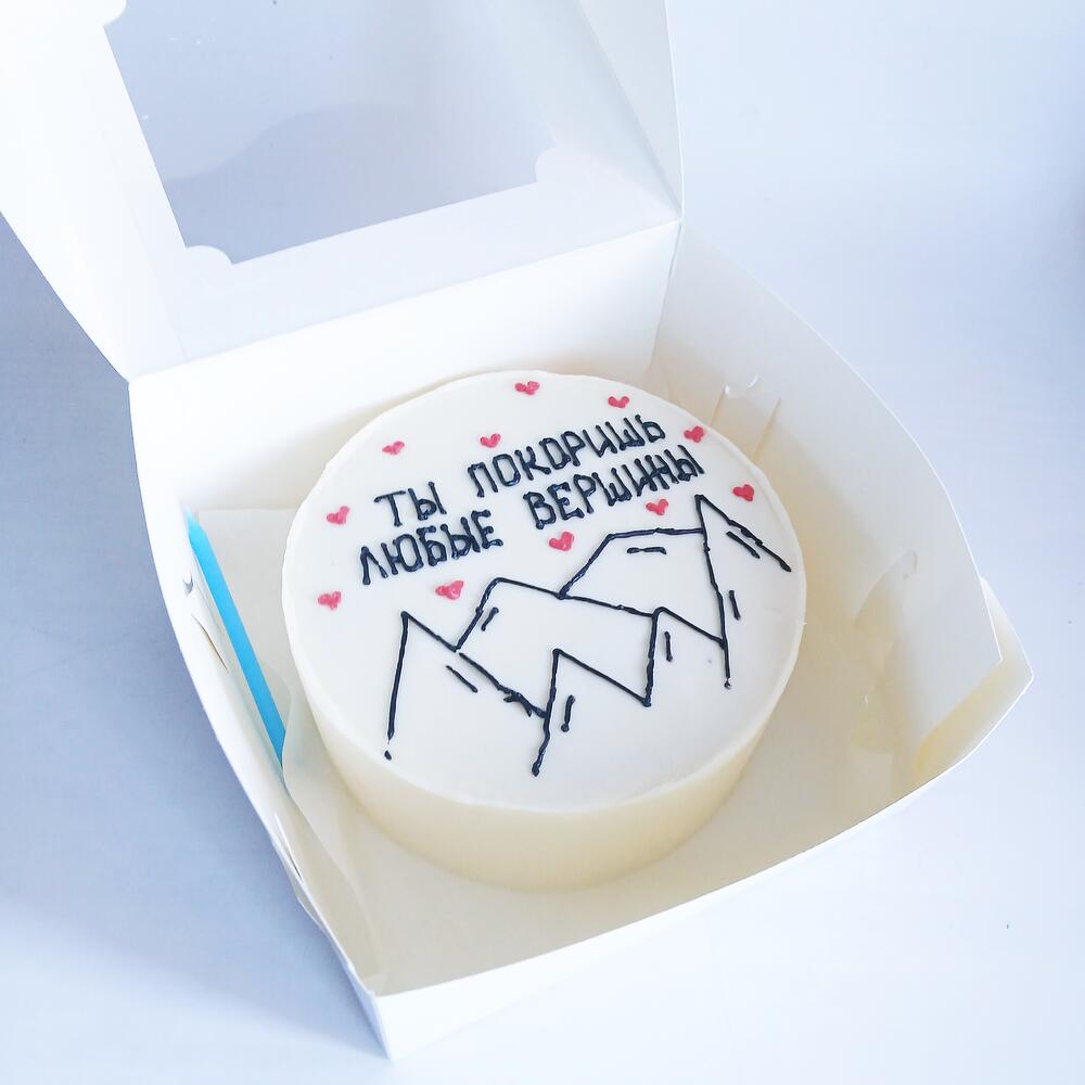 Бенто торт большой,,, вершины, с днем рождения