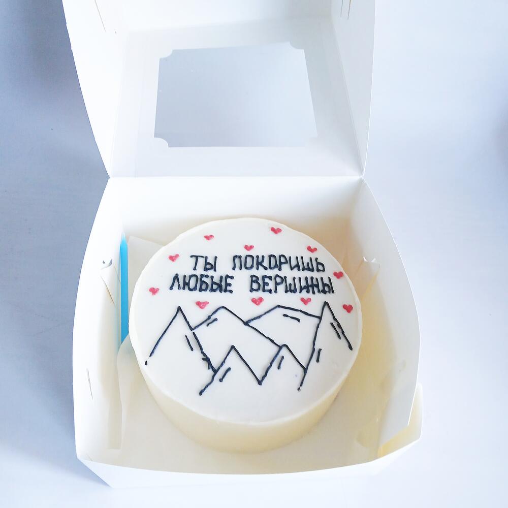 Бенто торт большой,,, вершины, с днем рождения