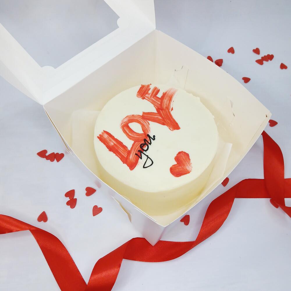 Бенто торт (большой)love you (люблю)