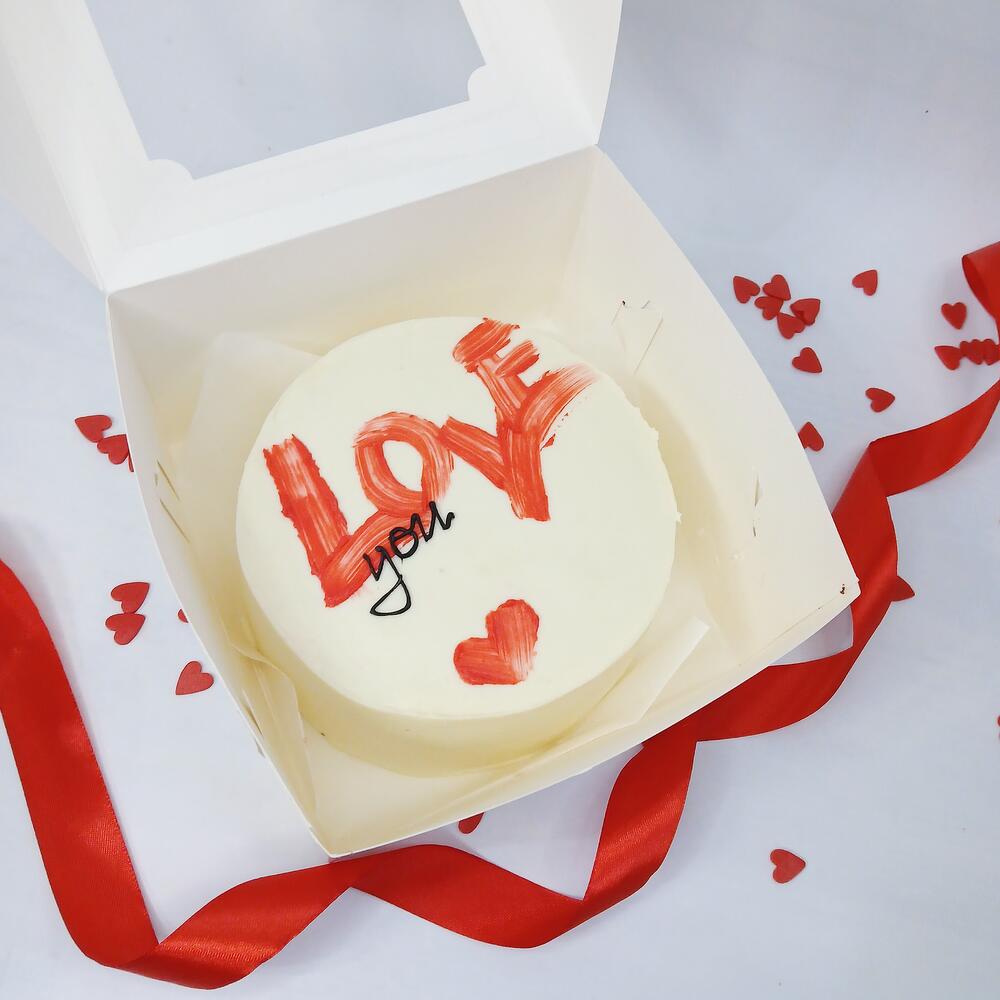 Бенто торт (большой)love you (люблю)