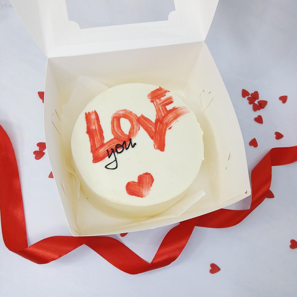 Бенто торт (большой)love you (люблю)