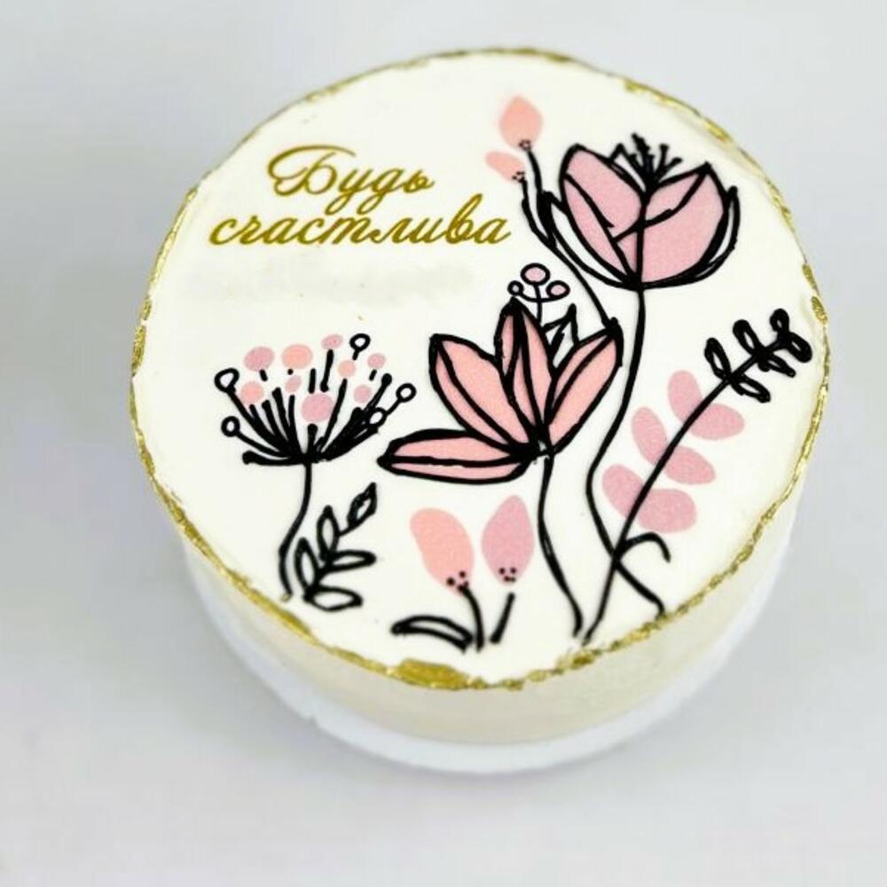 Бенто торт Будь Счастлива