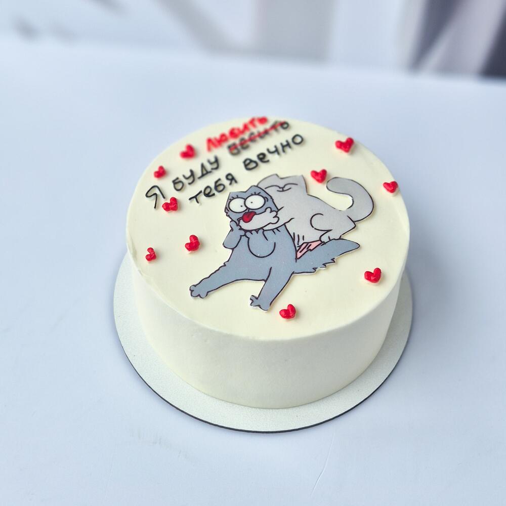 Бенто торт буду любить тебя вечно