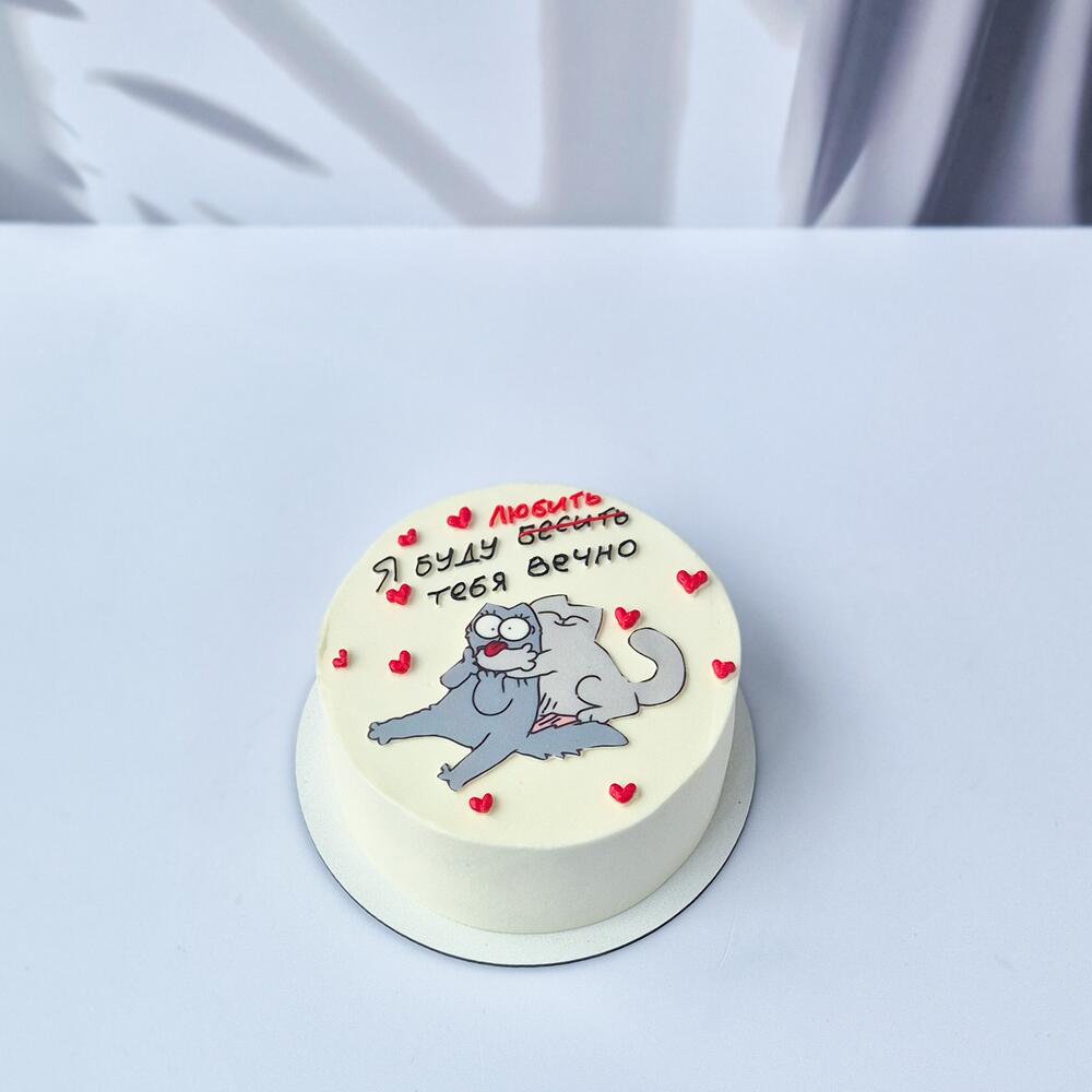 Бенто торт буду любить тебя вечно