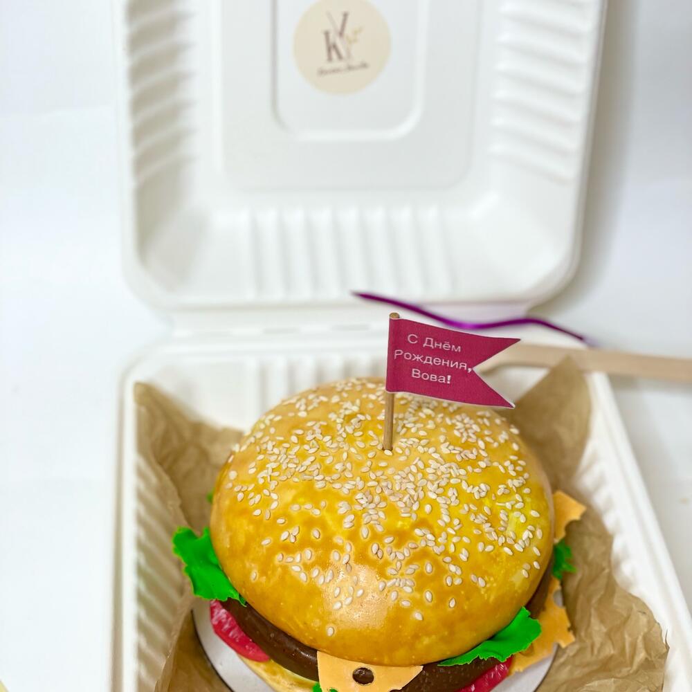 Бенто-торт бургер