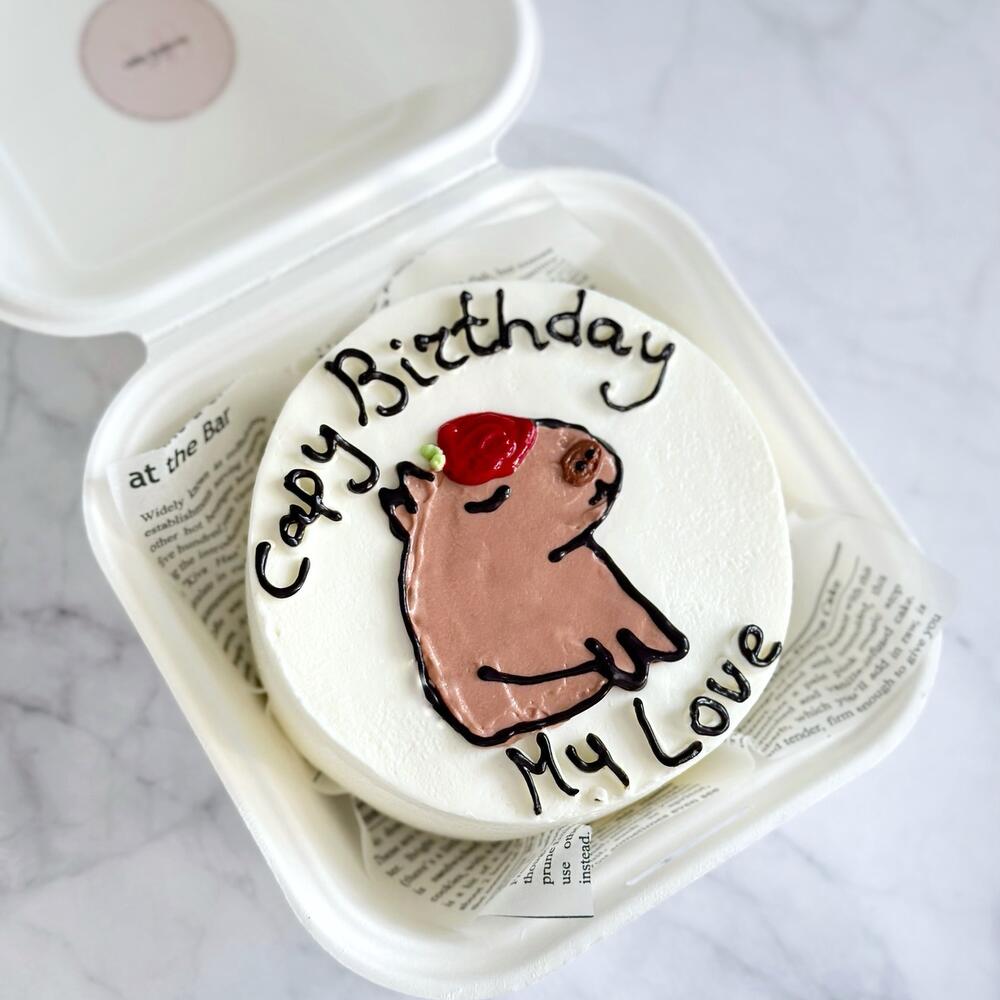 Бенто торт «Capy Birthday»