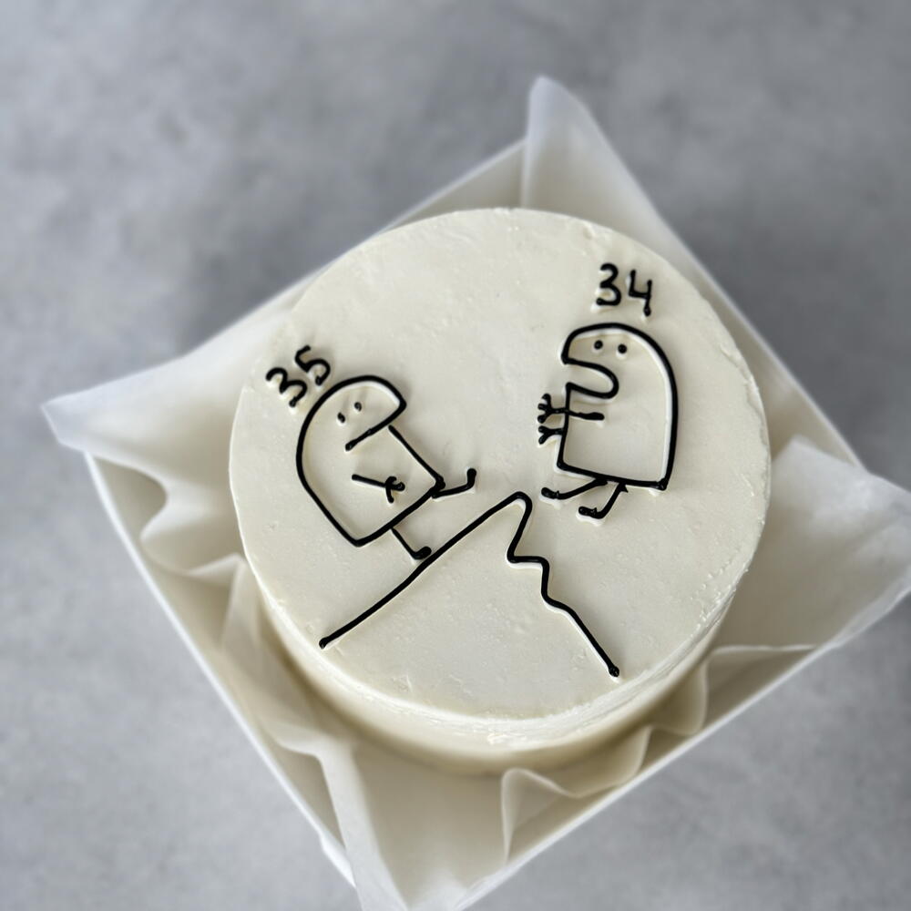 Бенто торт человечки на день рождения