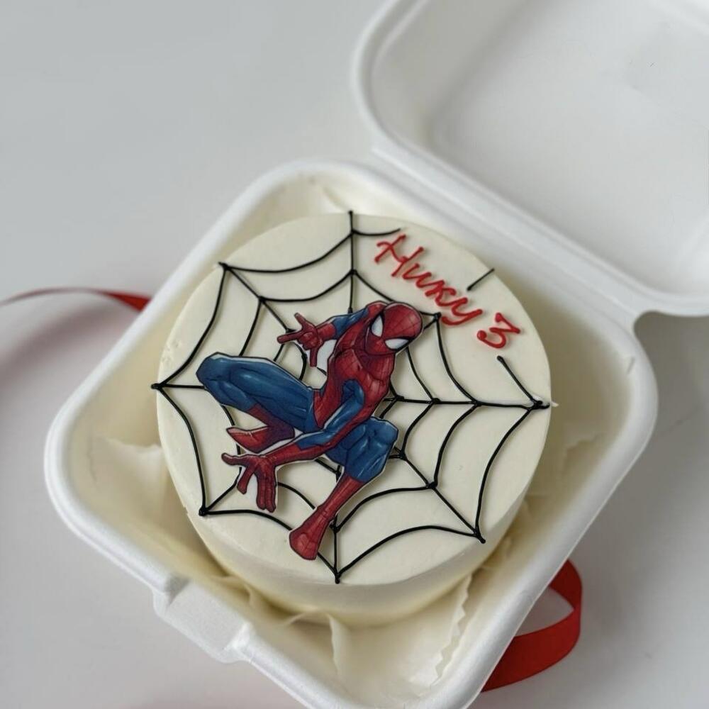 Бенто торт человек паук