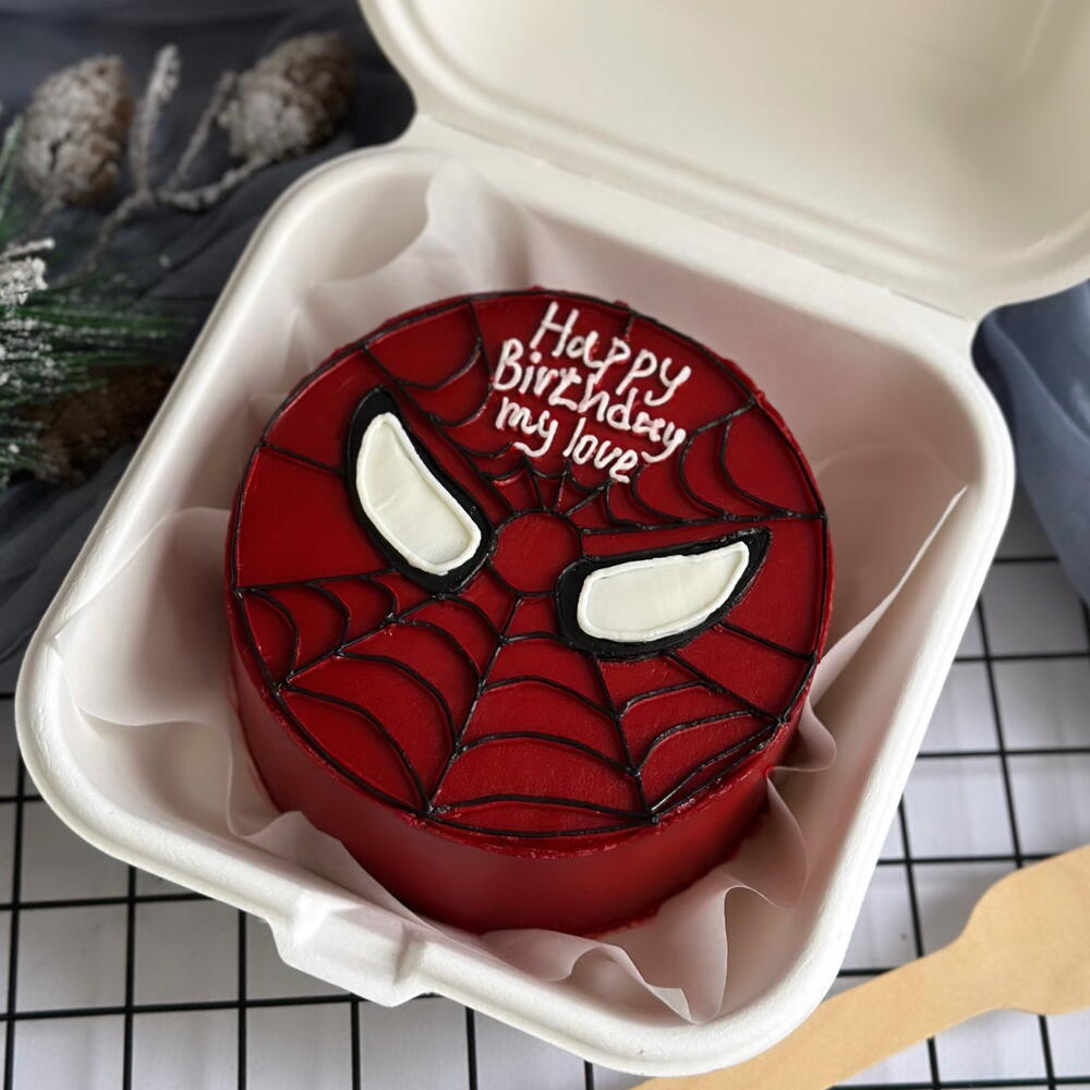 Бенто торт человек паук