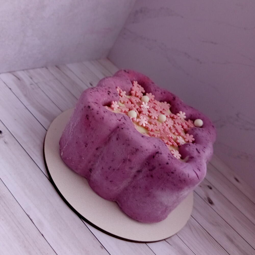 Бенто торт "Черничный мусс"