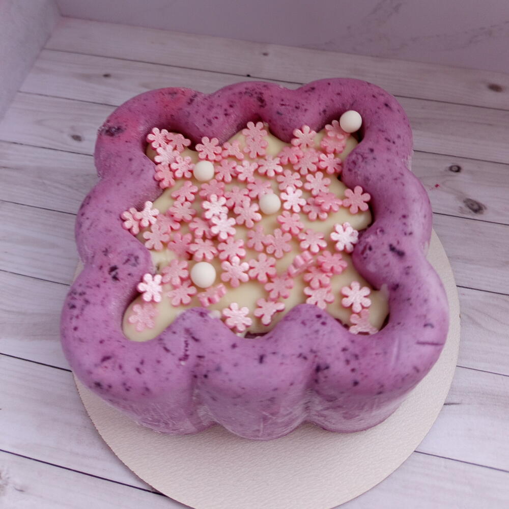 Бенто торт "Черничный мусс"